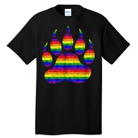 Rainbow Bear Paw Tall T-Shirt