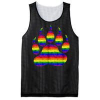 Rainbow Bear Paw Mesh Reversible Basketball Jersey Tank