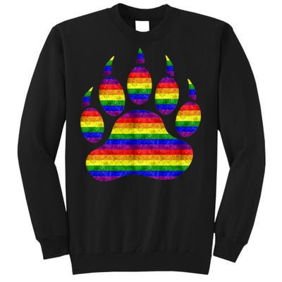 Rainbow Bear Paw Tall Sweatshirt