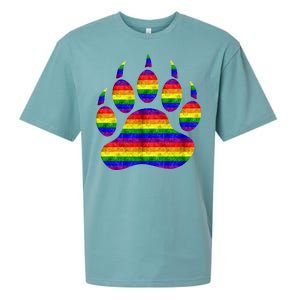 Rainbow Bear Paw Sueded Cloud Jersey T-Shirt