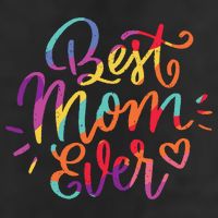 Rainbow Best Mom Ever 7 Panel Mesh Trucker Snapback Hat