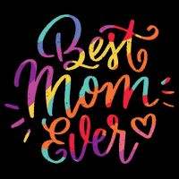 Rainbow Best Mom Ever Cooling Performance Crew T-Shirt