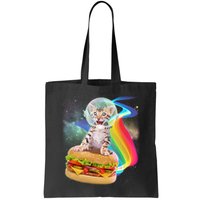 Rainbow Burger Space Cat Bag