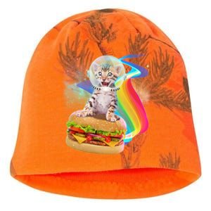 Rainbow Burger Space Cat Kati - Camo Knit Beanie