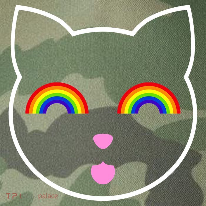 Rainbow Cat LGBT Ally Legacy Tie Dye Trucker Hat