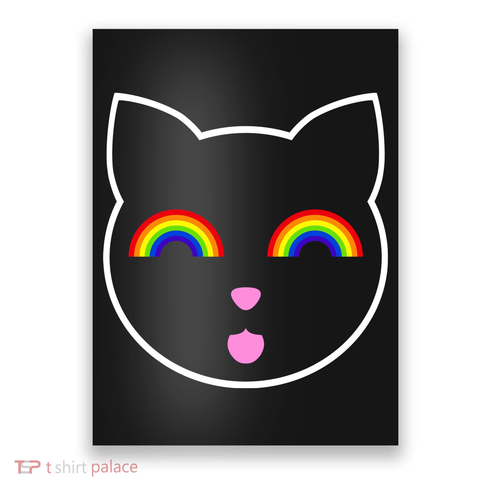 Rainbow Cat LGBT Ally Poster