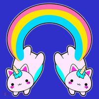 Rainbow Cat Twin Caticorns Bag