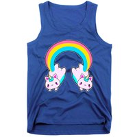Rainbow Cat Twin Caticorns Tank Top