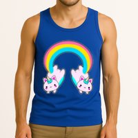 Rainbow Cat Twin Caticorns Tank Top