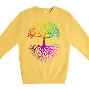 Rainbow Colorful - Tree Of life Premium Crewneck Sweatshirt