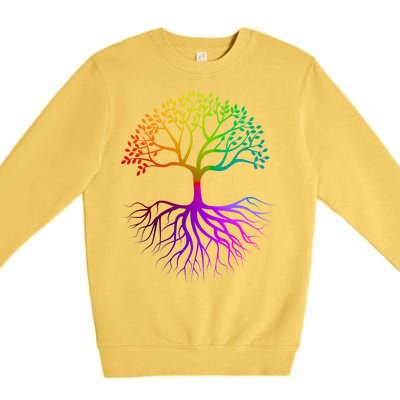 Rainbow Colorful - Tree Of life Premium Crewneck Sweatshirt