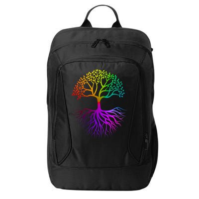 Rainbow Colorful - Tree Of life City Backpack