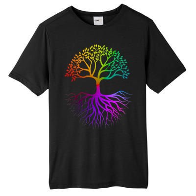 Rainbow Colorful - Tree Of life Tall Fusion ChromaSoft Performance T-Shirt