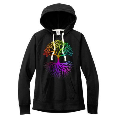 Rainbow Colorful - Tree Of life Women's Fleece Hoodie