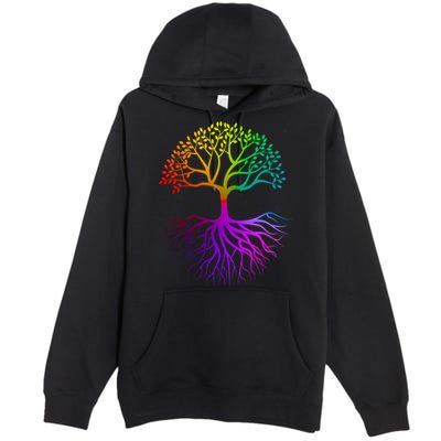 Rainbow Colorful - Tree Of life Premium Pullover Hoodie