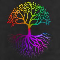 Rainbow Colorful - Tree Of life Trucker Hat