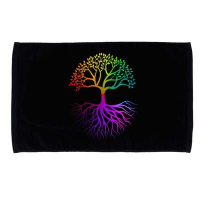 Rainbow Colorful - Tree Of life Microfiber Hand Towel