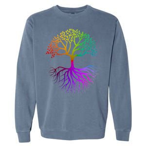 Rainbow Colorful - Tree Of life Garment-Dyed Sweatshirt