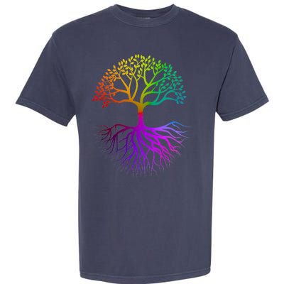 Rainbow Colorful - Tree Of life Garment-Dyed Heavyweight T-Shirt