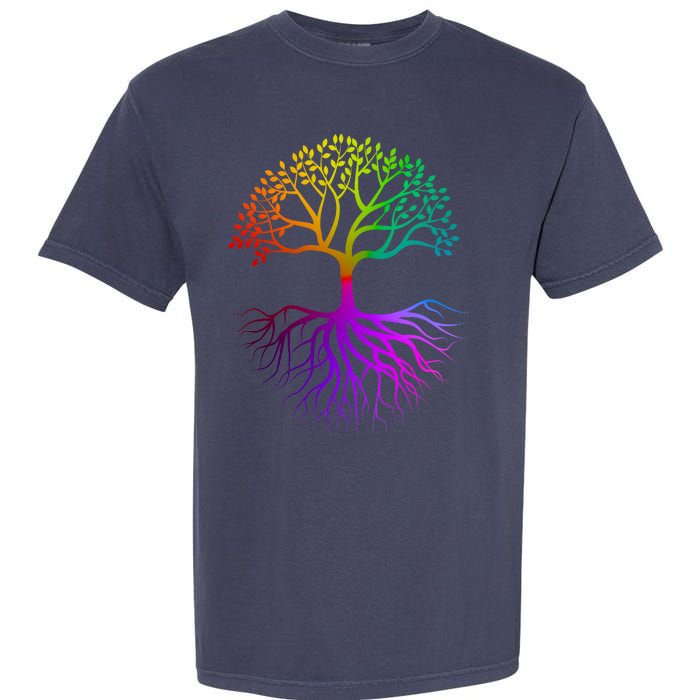 Rainbow Colorful - Tree Of life Garment-Dyed Heavyweight T-Shirt