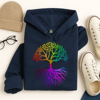 Rainbow Colorful - Tree Of life Hoodie