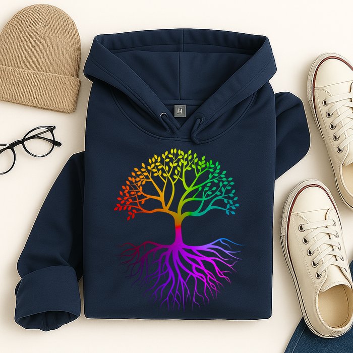 Rainbow Colorful - Tree Of life Hoodie