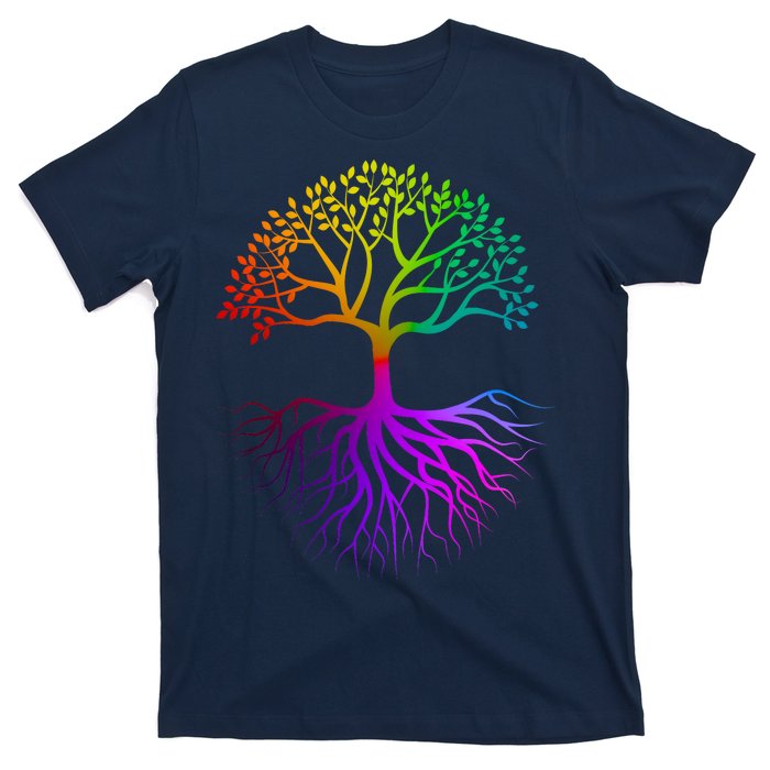 Rainbow Colorful - Tree Of life T-Shirt