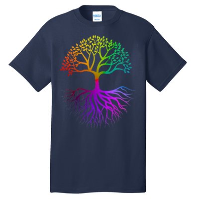 Rainbow Colorful - Tree Of life Tall T-Shirt