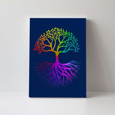 Rainbow Colorful - Tree Of life Canvas