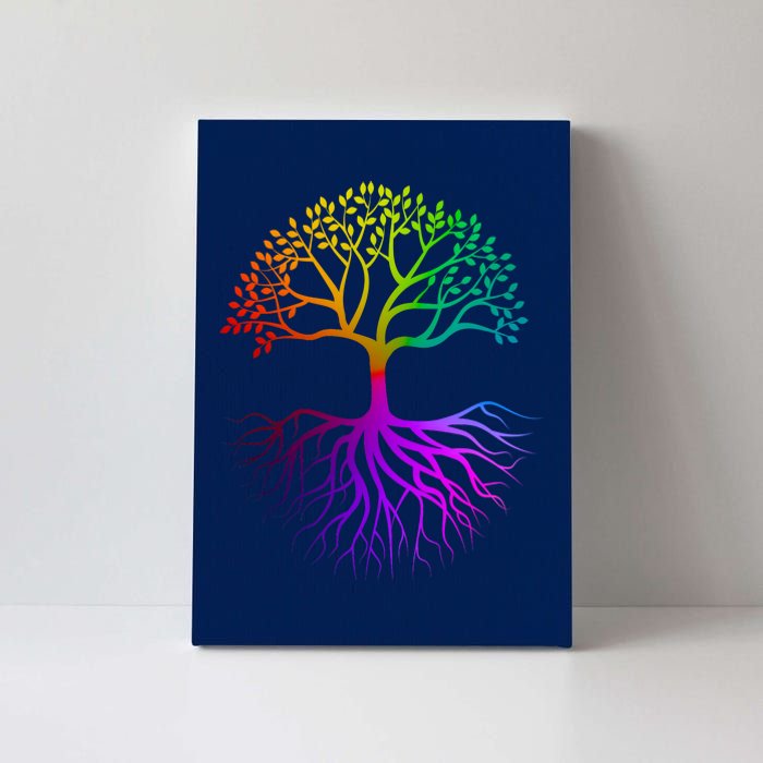 Rainbow Colorful - Tree Of life Canvas