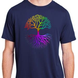 Rainbow Colorful - Tree Of life Adult ChromaSoft Performance T-Shirt