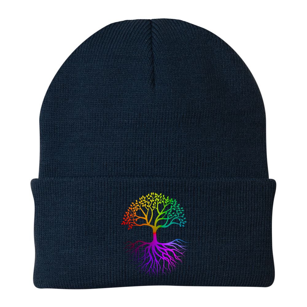 Rainbow Colorful - Tree Of life Beanie