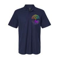 Rainbow Colorful - Tree Of life Softstyle Adult Sport Polo