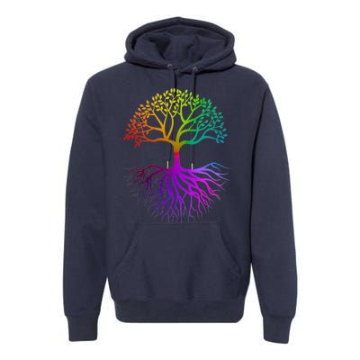 Rainbow Colorful - Tree Of life Premium Hoodie