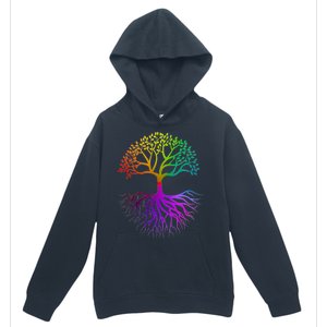 Rainbow Colorful - Tree Of life Urban Pullover Hoodie