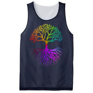 Rainbow Colorful - Tree Of life Mesh Reversible Basketball Jersey Tank