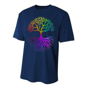 Rainbow Colorful - Tree Of life Performance Sprint T-Shirt