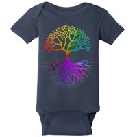 Rainbow Colorful - Tree Of life Baby Bodysuit