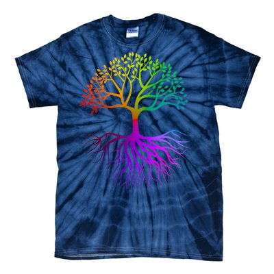 Rainbow Colorful - Tree Of life Tie-Dye T-Shirt