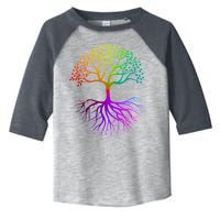 Rainbow Colorful - Tree Of life Toddler Fine Jersey T-Shirt