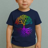 Rainbow Colorful - Tree Of life Toddler T-Shirt