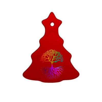 Rainbow Colorful - Tree Of life Ceramic Tree Ornament