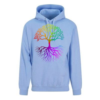 Rainbow Colorful - Tree Of life Unisex Surf Hoodie