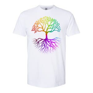 Rainbow Colorful - Tree Of life Softstyle CVC T-Shirt