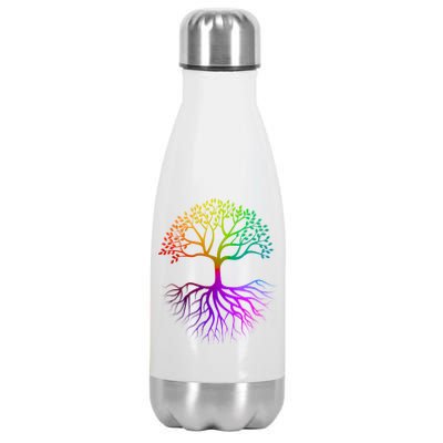 Rainbow Colorful - Tree Of life Stainless Steel Insulated Water Bottle