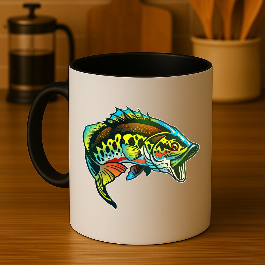 Rainbow Colorful Bass Mug