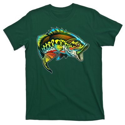 Rainbow Colorful Bass T-Shirt