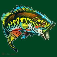 Rainbow Colorful Bass Button