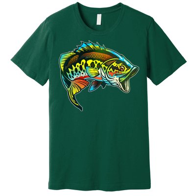 Rainbow Colorful Bass Premium T-Shirt