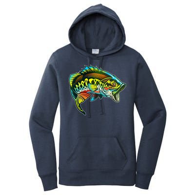 Rainbow Colorful Bass Women's Pullover Hoodie